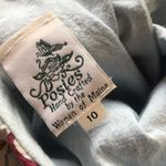 Vintage Posies Women of Maine Farmers Market Cotton Dress w Tie Women's Size 10 Blue Photo 12