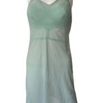 intimate sheer see through pale mint green slip dress sexy lingerie size 2/small Photo 11