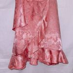 Altar'd State  Pink Silky Sleeveless V Neck Mini Dress size large Photo 2