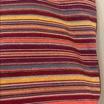 Striped Multicolor Tote Bag like new Red Photo 1