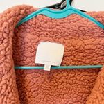 Anthropologie  Pink Sherpa Hidden Button Up Jacket XS Photo 4