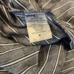 Storia Pinstriped Pocket cotton Romper blue white size medium Photo 9