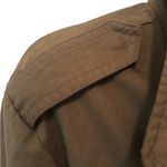 Vera Wang Simply Vera  Bella Swan Army Green Military Utility Coat Jacket Size L Photo 6