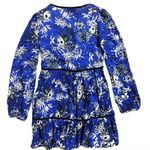 Jaase NWT  Blue Floral Long Sleeve Tiered Boho Jessie Dress Size LARGE‎ Photo 13
