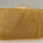 Sondra Roberts  Gold Metallic clutch Photo 0