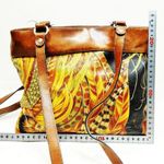 Salvatore Ferragamo  Black Jungle Print Shoulder Bag Photo 1