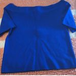 Antonio Melani  Off Shoulder Cobalt Blue Blouse Top Women's Size Small EUC #7972 Photo 2