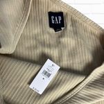 Gap  Women's M Rib One-Shoulder Midi Dress‎ Tan Neutral Ribbed Casual Photo 3