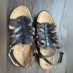 Naturalizer  Comfort Strappy Velcro navy‎ Sandals Size 7.5 M Photo 2