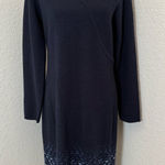 Pendleton  Merino wool faux wrap sweater‎ dress. Large Photo 0