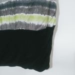 G by Guess Guess M Black Lime Striped Bubble Top Photo 4