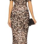 SER.O.YA Sasha Maxi Dress in Spotted Bengal Small New Womens Gown Brown Photo 0