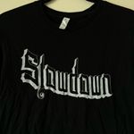 Target NWOT Medium Slowdown Black Graphic Print Tshirt 100% Cotton Retro Metal Vintage Photo 1