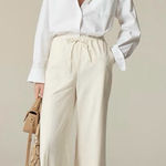 J.Crew NWT  Superwide Stratus Pant City Twill Soft Ivory Photo 0