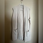 Barefoot Dreams  Cascading Vest Sz‎ 1X CozyChic Ultra Lite Cream Plus Size Plush Photo 1