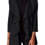 Calvin Klein Blazer/Jacket Black Open Front
Cascade Ruffle Front 3/4 Sleeve 6 Photo 1