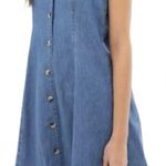 ASOS denim halter mini dress, size UK 18 (US14). Photo 1