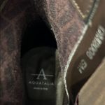 Aquatalia  Chestnut Suede Ankle Booties Size 5 EUC Photo 9