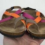 Rafting Goldstar Size 40 9.5 Sandal Soft Footbed Patent Micro Leather Strappy Photo 9