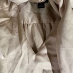 Ann Taylor  Petite Blouse SP Champagne Tie Neck Long Sleeve Dressy Business Top Photo 4