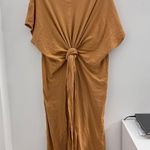 ZARA Mustard Yellow Maxi Dress Photo 1