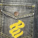 Rocawear  Gray Denim with Yellow Stitching Photo 2