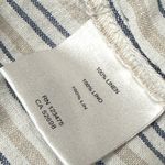 Ellen Tracy Women's  White Striped Linen Pants Boho Anthro Size XL EUC #4046 Photo 4