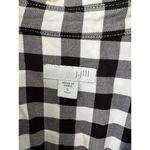 J.Jill  Gingham Buffalo Plaid Checkered Tunic Rolled Sleeves Shirt Dress S Tall Photo 7