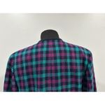 Pendleton  Purple Green Plaid Skirt Set 100% Virgin Wool Size 16W/ 18W Vintage Photo 3