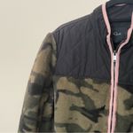 Rails Wesley Green Camo Black and Pink Zip Up Jacket Photo 4