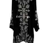 Johnny Was heavily embroidered Liona Velvet Kimono Sleeve Dress NWT Photo 7