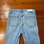 RE/DONE Originals Stovepipe Straight Leg Raw Hem Jeans Light Stone - Size 29💛 Photo 9