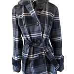 Apt. 9  Plaid Peacoat Winter Ski Snow Heavyweight Size Medium Photo 0