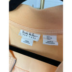 Nicole Miller New York Jacket Cotton Autumn Football Utility Zip Bomber M Winter Orange Size L Photo 6