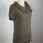 Marc by Marc Jacobs  Brown Ruffle Sweater Top Photo 1
