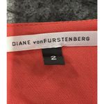 Diane Von Furstenberg DVF "Lear" Mini Bubble Dress in Poppy Orange Size 2 Photo 2