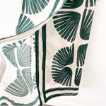 Benaar Tropical Printed Strapless Dress in Green Palm Size L Photo 2