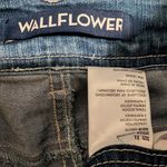 Wallflower Overalls Womens XL Blue Denim Ripped Skinny Leg Jumpsuit One Piece Photo 2