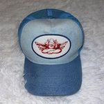 Boys Lie  Trucker Hate Blue with Angel Patch on it Photo 0