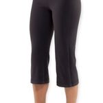 Lululemon Women’s Size 6 Coal Concord Grape Reversible Groove Crop Leggings. Photo 0