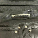 Stone Mountain Crossbody Purse Black Soft Leather Medium Shoulder Bag Adjustable Photo 1