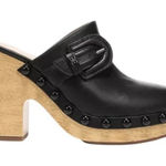 Sam Edelman NEW  Womens Nyla Black Studded Slip On Block Heel Clogs Shoes Size 10 Photo 0