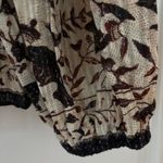 Ulla Johnson  Kirana Blouse Plumeria Floral Print‎ Top Size 4 Statement Sleeves Photo 8