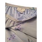 Doncaster Vtg 80s 90s 100% Silk Floral Midi Skirt Periwinkle Sz 16 XL NWOT Photo 1
