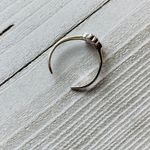 Sterling Silver Heart Clover Shamrock Cz Toe Ring Midi Ring Photo 4