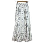 Reformation  Palm 100% Linen Wrap Floral Full Maxi Skirt Slit Madeline Size 0 Photo 7