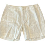 Sundance  Catalog White Linen Shorts 16 NWT Lace Trim Pockets Cotton Coastal Photo 0