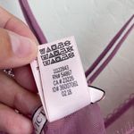 Victoria's Secret  Lace Cami Top Sheer Criss Cross Purple Medium Photo 5