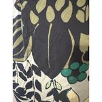 Catherine Malandrino Dress Floral Print Silk Wrap Black Green Size P (PETIEW S) Photo 4