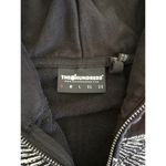The Hundreds  x Riddick Art - Zip Front Hoodie in Black & White Photo 2